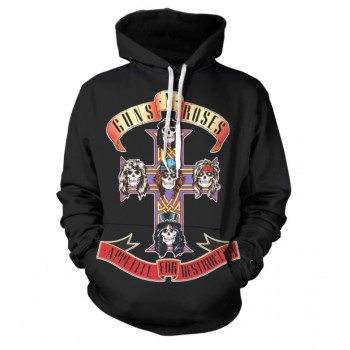 GUNS N ROSES APPETITE FOR DESTRUCTION 3D HOODIE