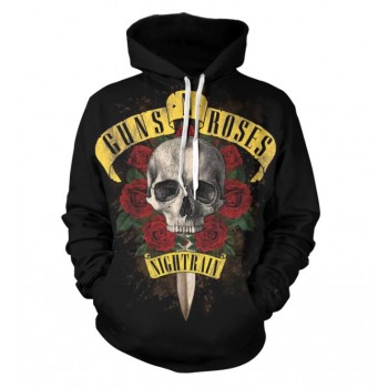 GUNS N ROSES NIGHTRAIN 3D HOODIE