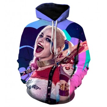 HARLEY QUINN BIRDS OF PREY SUICIDE SQUAD 3D HOODIE