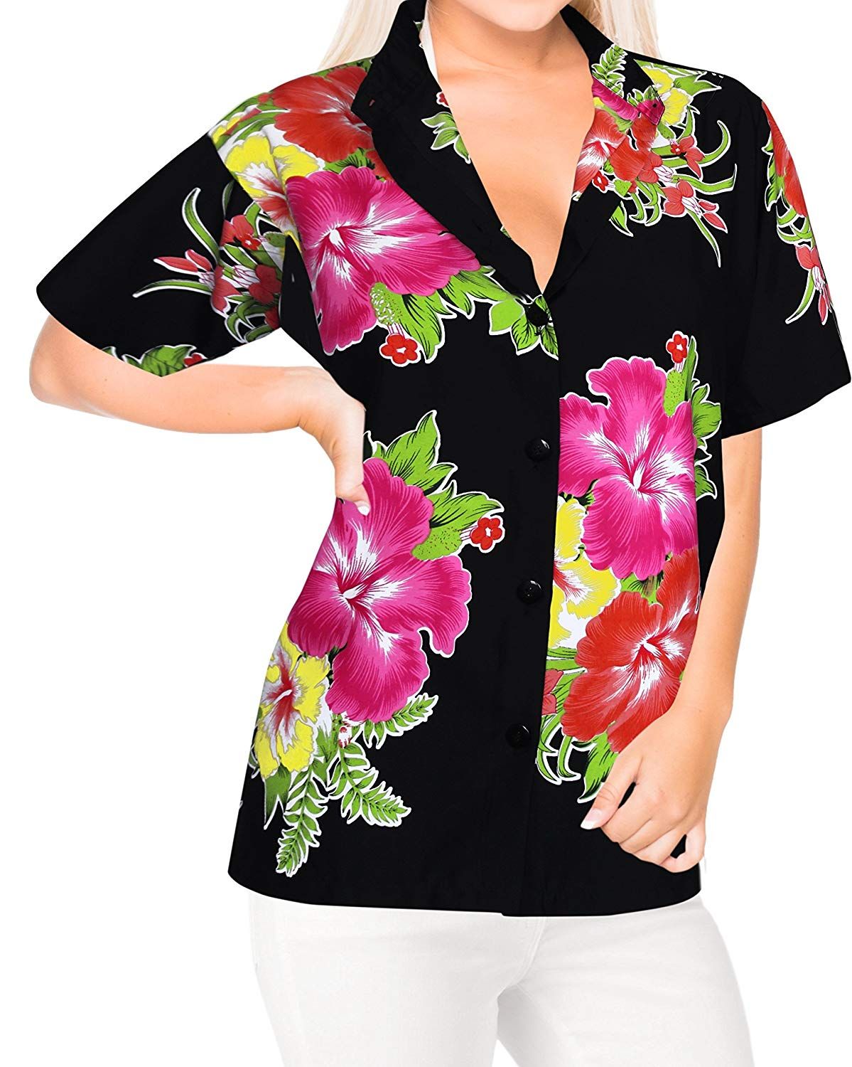 Hibiscus Black Amazing Design Hawaiian Shirt