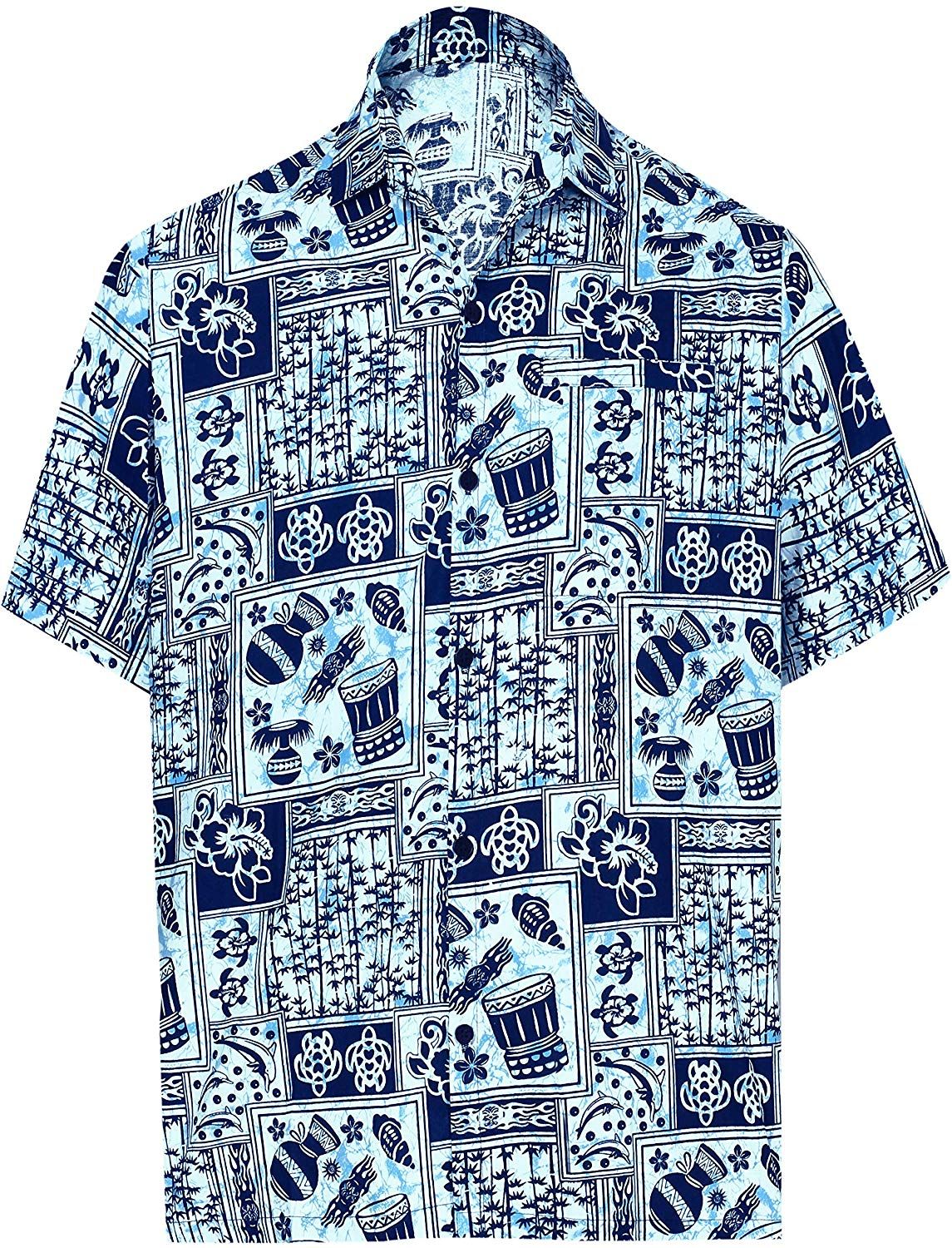Hibiscus Blue Amazing Design Hawaiian Shirt