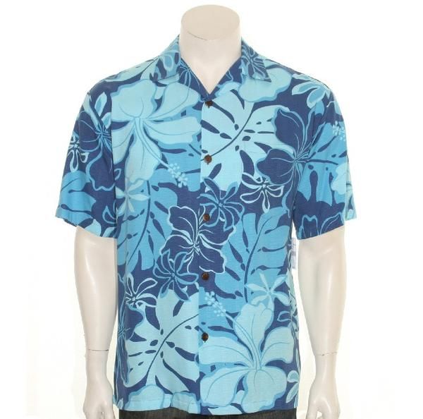 Hibiscus Blue Nice Design Hawaiian Shirt