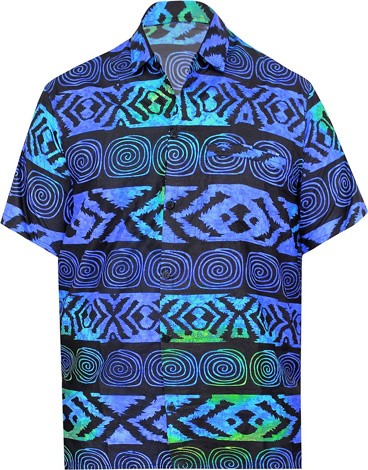 Hibiscus Blue Unique Design Hawaiian Shirt