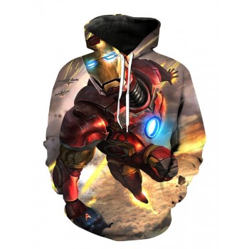 IRON MAN 3D STREET WEAR HOODIE