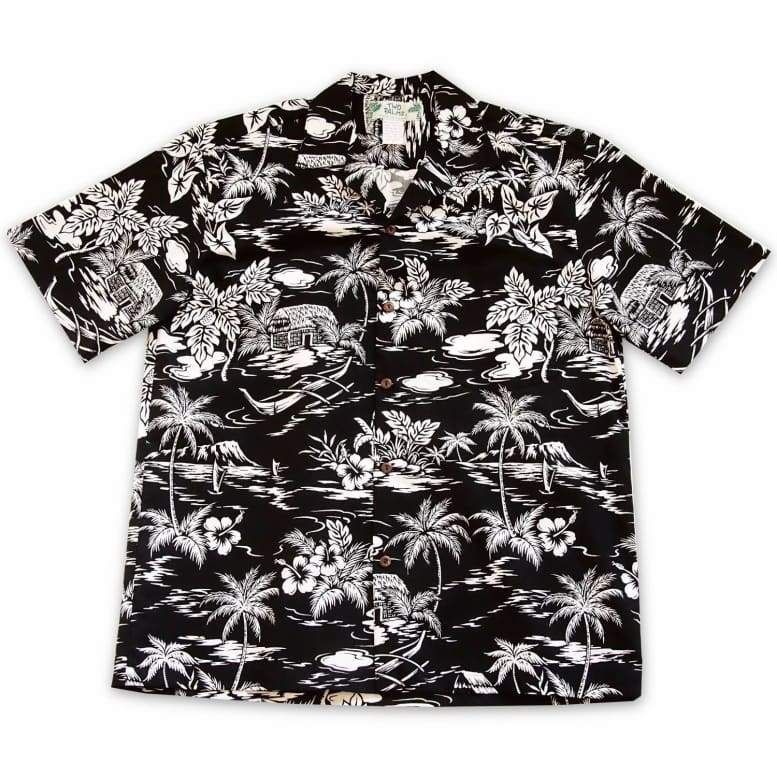 Island Black Awesome Design Hawaiian Shirt