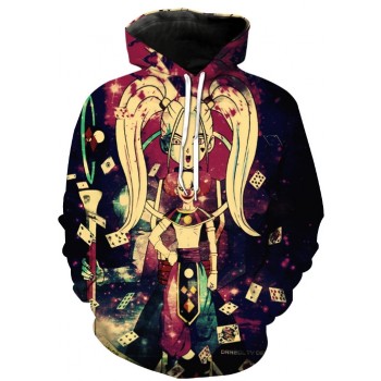 JOKER CLOWN HARLEY QUINN 3D STREET WEAR HOODIE