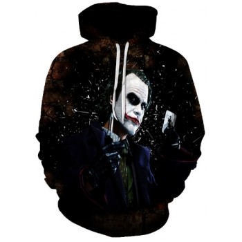 JOKER PLAYING CARD 3D STREET WEAR HOODIE