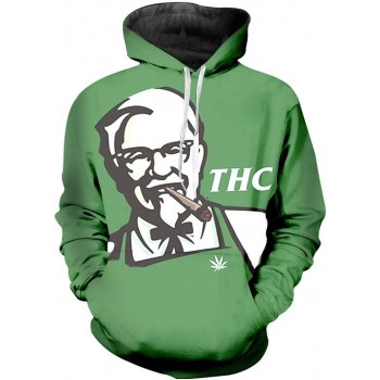 KFC THC 3D STREET WEAR HOODIE