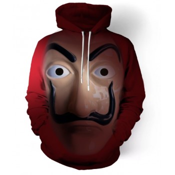 LA CASA DE PAPEL MONEY HEIST 3D HOODIE