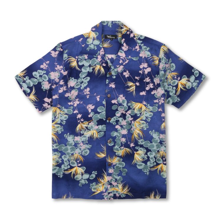 Leaf Blue Nice Design Hawaiian Shirt