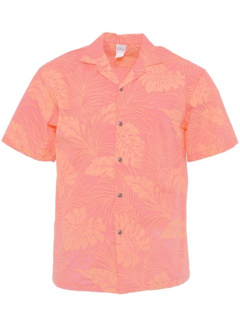 Leaves Pink Orange Best Design Hawaiian Shirt