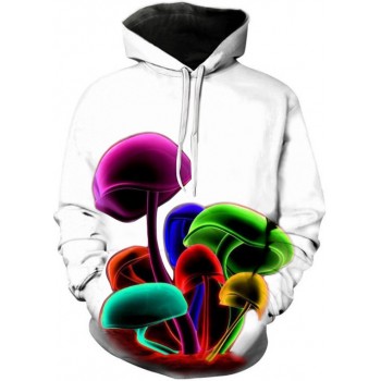 MAGIC MUSHROOM TRIP 3D STREET WEAR HOODIE