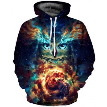 MAGIC OWL 3D STREET WEAR HOODIE