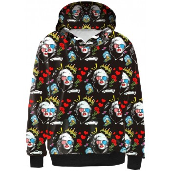 MARILYN MONROE MASH UP 3D HOODIE