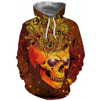 MIND EXPLODING SKULL 3D STREET WEAR HOODIE