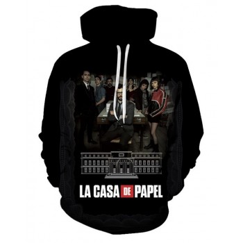 MONEY HEIST LA CASA DE PAPEL 3D HOODIE