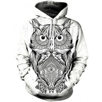 MONOCHROME OVO OWL 3D STREET WEAR HOODIE