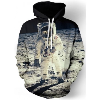 MOON MAN 3D STREET WEAR HOODIE