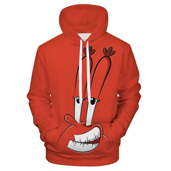 MR. KRABS KRUSTY KRAB SPONGEBOB SQUAREPANTS 3D HOODIE