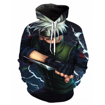 NARUTO KAKASHI HATAKE 3D HOODIE