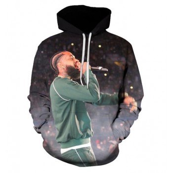 NIPSEY HUSSLE PULLOVER 3D HOODIE