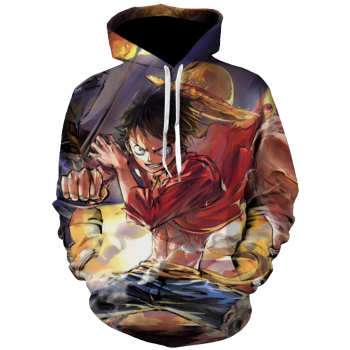 ONE PIECE MIX SERIES 3D STREET WEAR HOODIE