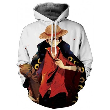 ONE PIECE MONKEY D. LUFFY COOL WALK 3D HOODIE
