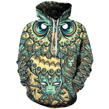 OVO OWL STARE 3D STREET WEAR HOODIE