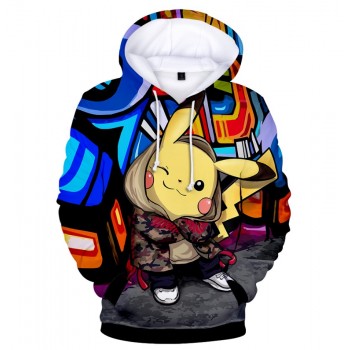 PIKACHU POKEMON DETECTIVE PIKACHU MIX SERIES 3D HOODIE