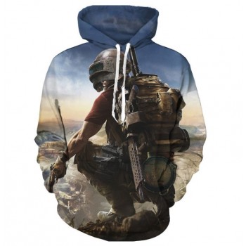PLAYERUNKNOWNS BATTLEGROUNDS PUBG 3D HOODIE