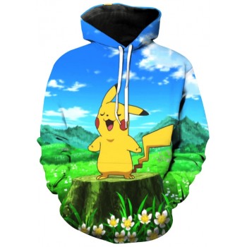 POKEMON PIKACHU 3D STREET WEAR HOODIE