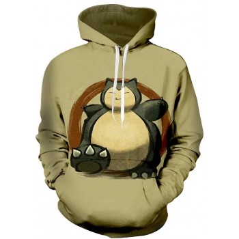 POKEMON SNORLAX 3D STREET WEAR HOODIE