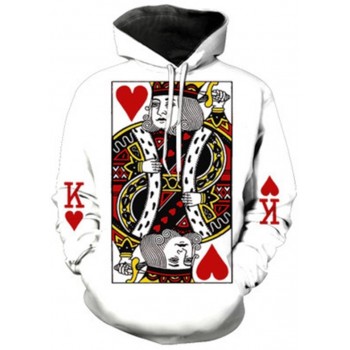 POKER KING CARD 3D HOODIE