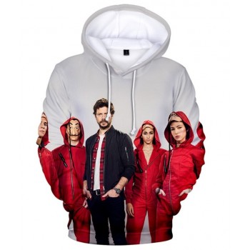 PROFESSOR MONEY HEIST NETFLIX 3D HOODIE