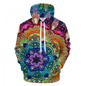 PSYCHEDELIC ART PEACE 3D HOODIE