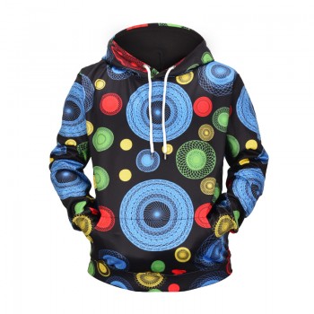 PSYCHEDELIC CIRCLES 3D HOODIE