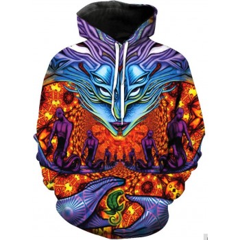 PSYCHEDELIC CREATURE 3D HOODIE