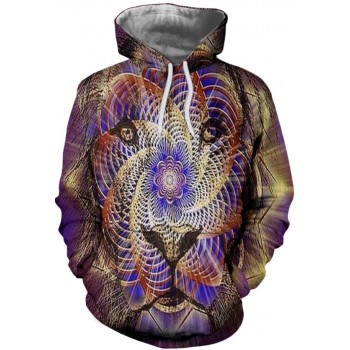 PSYCHEDELIC LION 3D HOODIES