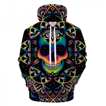 PSYCHEDELIC SKULL 3D HOODIE
