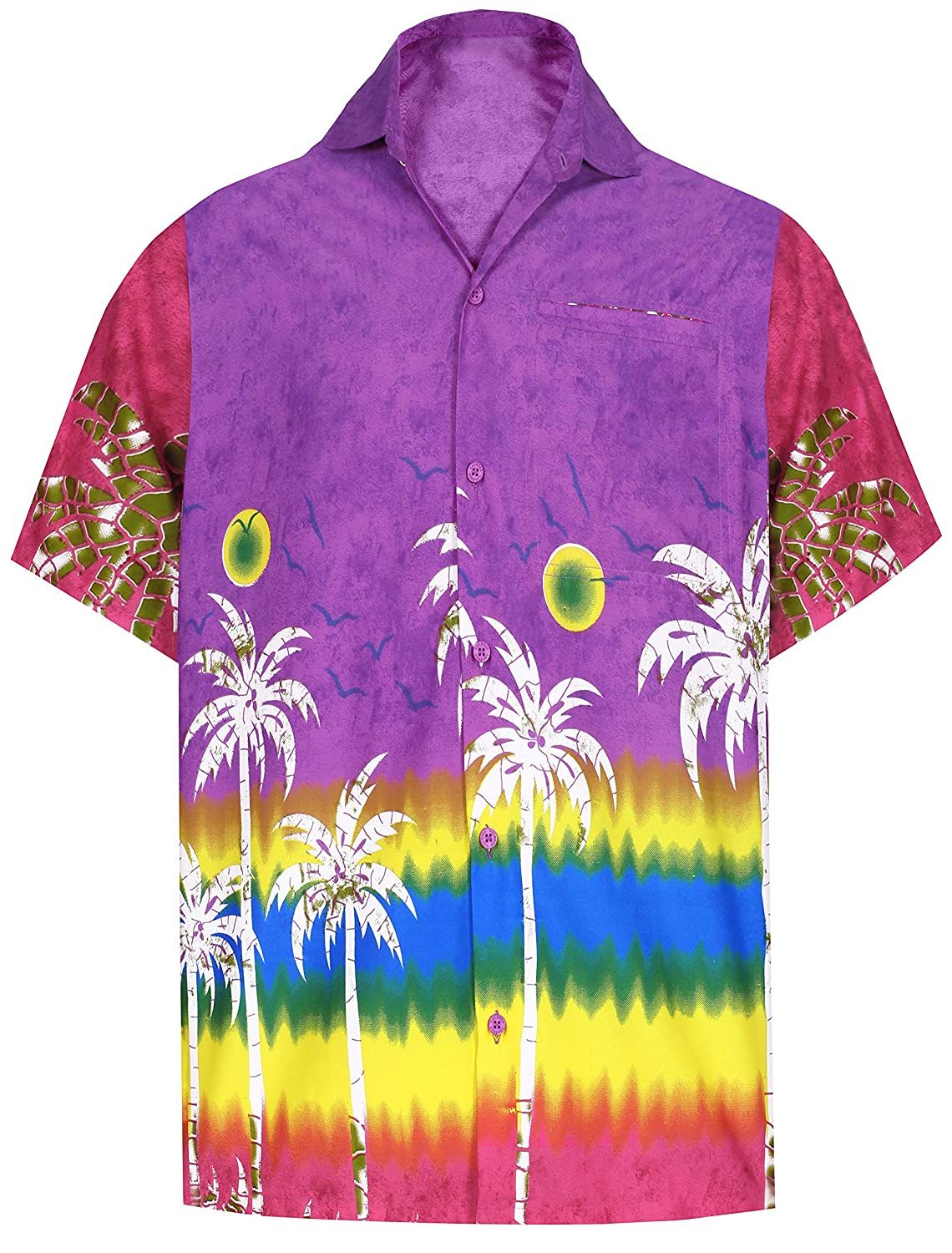 Palm Purple Unique Design Hawaiian Shirt