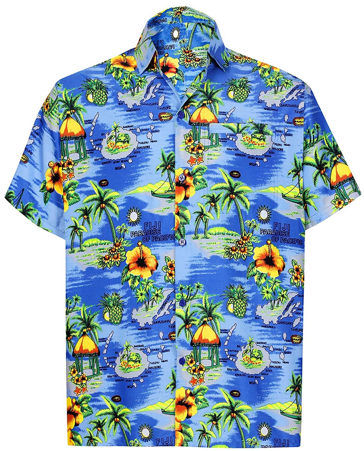 Palm Tree Blue Awesome Design Hawaiian Shirts
