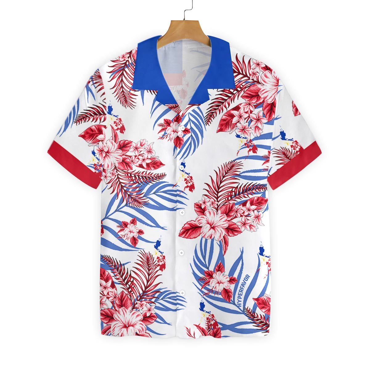 Philippines White High Quality Hawaiian Shirt