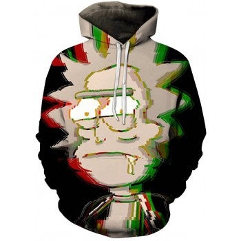RICK AND MORTY ACID TRIP 3D HOODIE