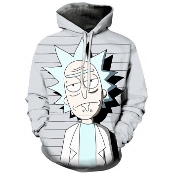 RICK AND MORTY MUGSHOT 3D HOODIE