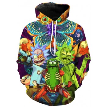 RICK AND MORTY PICKLE RICK 3D HOODIE