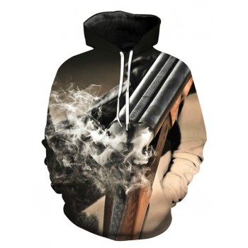 SHOTGUN AND BULLETS 3D HOODIE