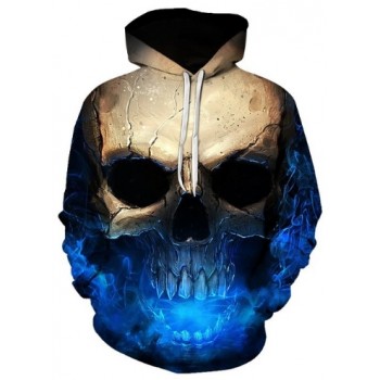 SKULL HEAD 3D HOODIE