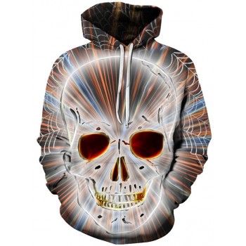 SKULL HEAD TRIPPING 3D HOODIE