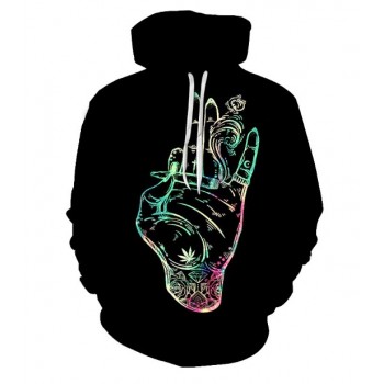 SMOKING GOOD WEED 3D HOODIE