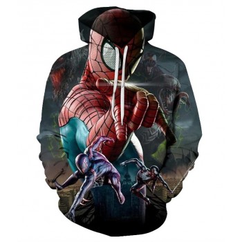 SPIDER MAN WEB 3D HOODIE